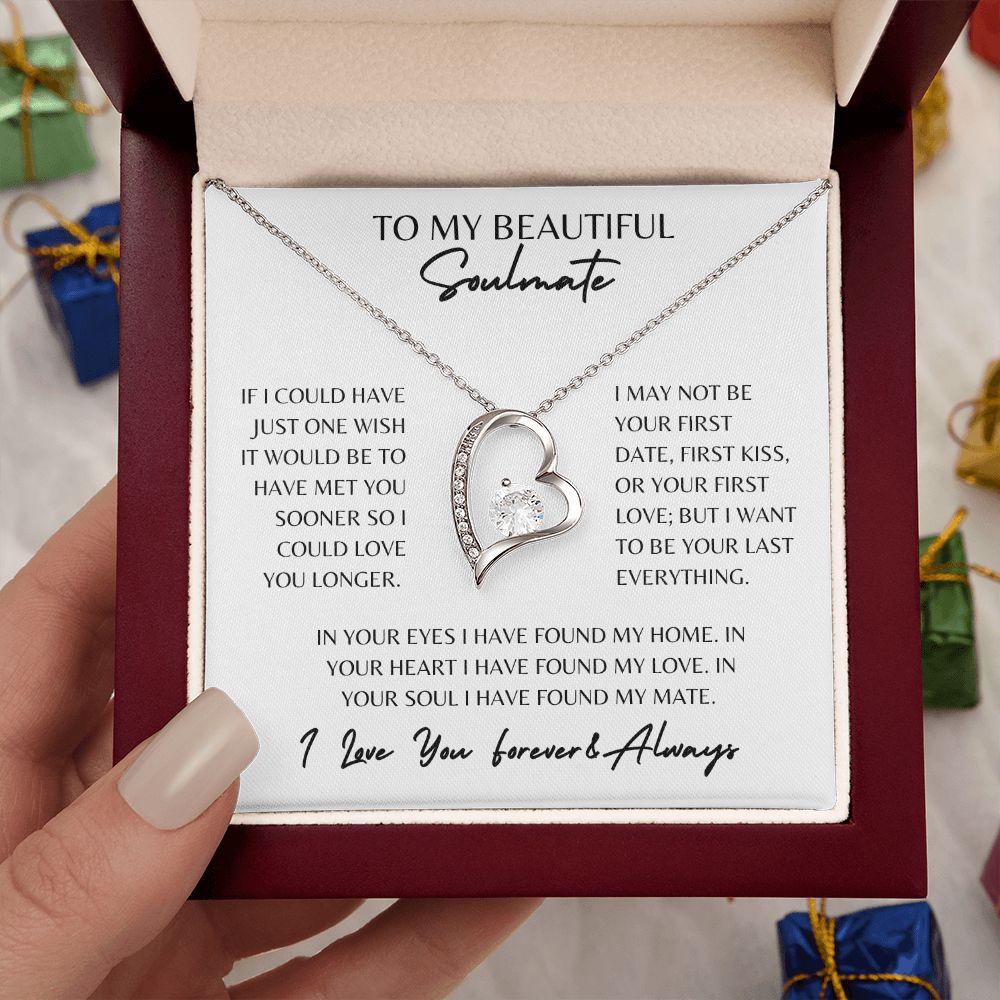 Beautiful Soulmate Forever Love Necklace