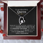 My Beautiful Queen | Straighten Your Crown - Forever Love Necklace
