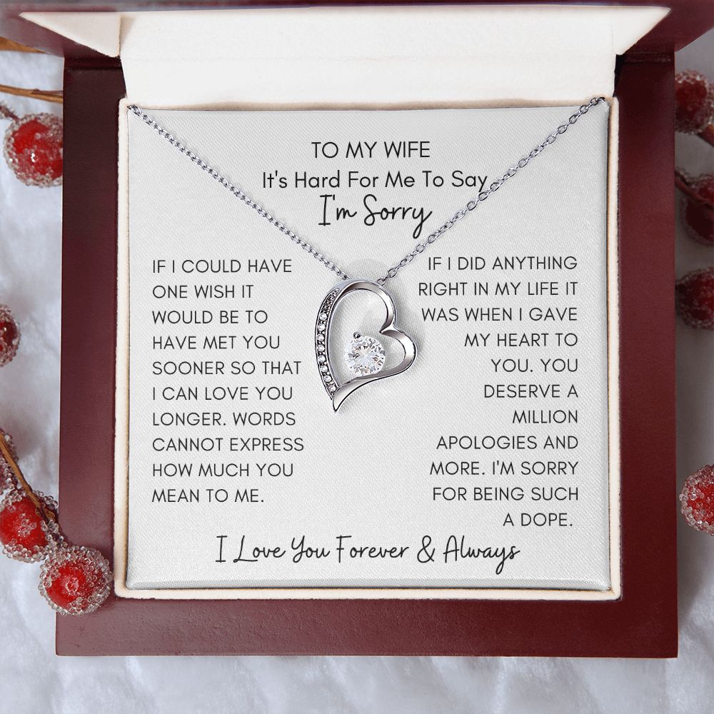 Forever Forgive Love Necklace