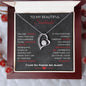 Beautiful Soulmate | My Queen - Forever Love Heart Necklace