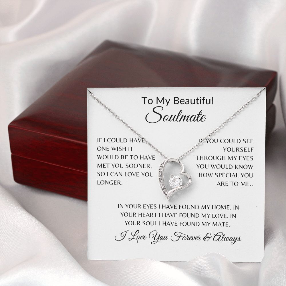 Forever Love Necklace I Love You Forever & Always