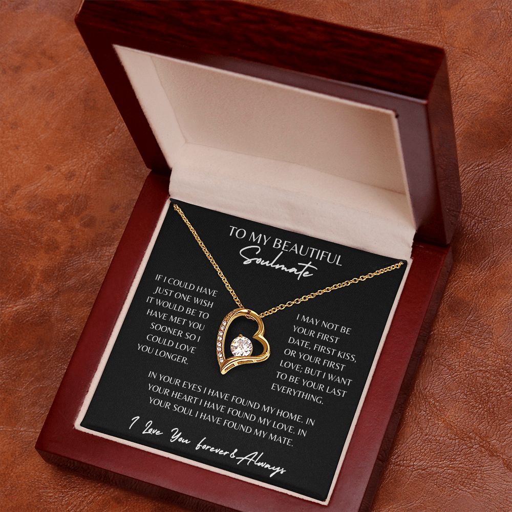 Forever Love Necklace Beautiful Soulmate Necklace