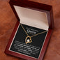 My Beautiful Queen | Straighten Your Crown - Forever Love Necklace