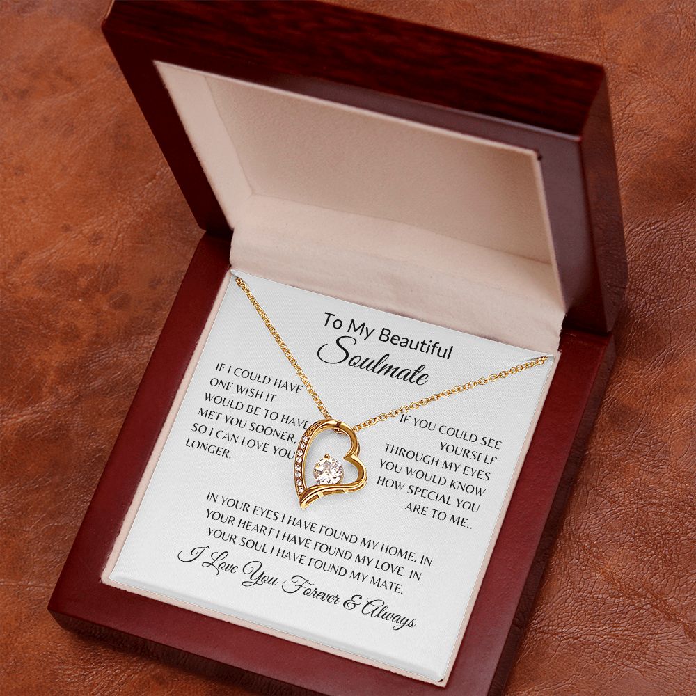 Forever Love Necklace I Love You Forever & Always
