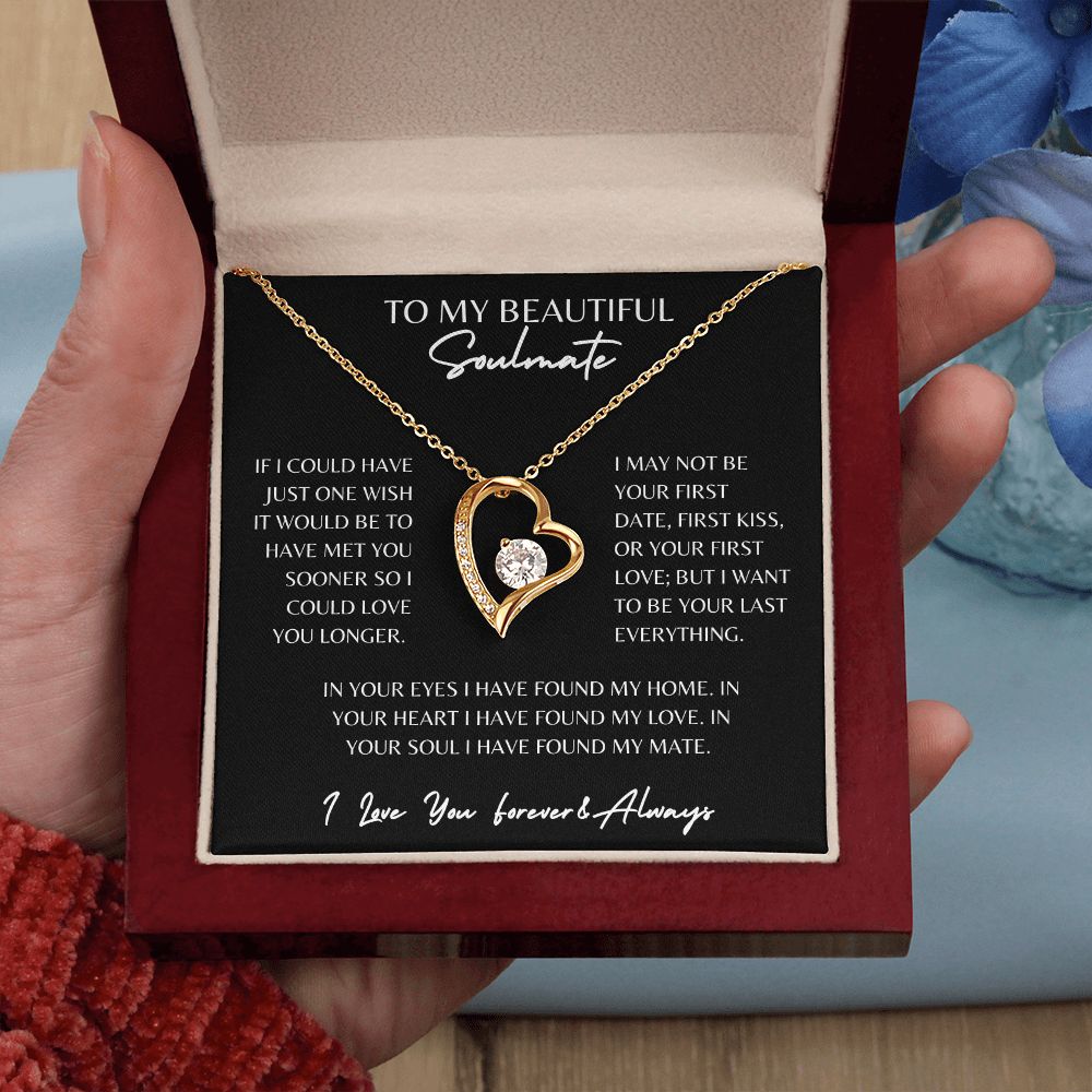 Forever Love Necklace Beautiful Soulmate Necklace