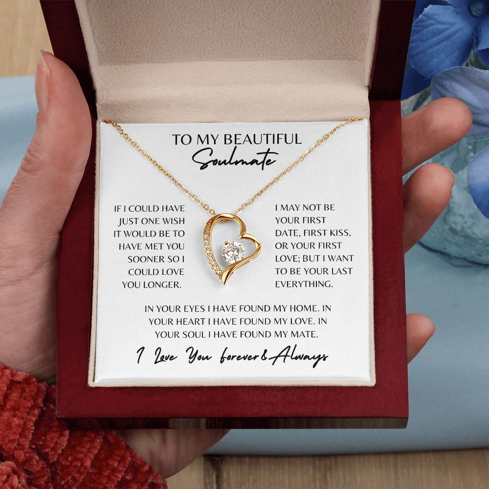 Beautiful Soulmate Forever Love Necklace