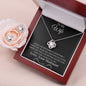 Beautiful Love Knot Necklace Set For Wife