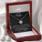 Beautiful Love Knot Necklace Set For Wife