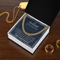 My Husband | I Have Found My Home Cuban Link Chain