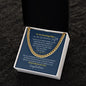 Amazing Man Graduation| Believe in Yourself - Cuban Link Chain