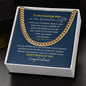 Amazing Man Graduation| Believe in Yourself - Cuban Link Chain