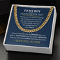 To My Boy Graduation| Go for Your Dreams - Cuban Link Chain