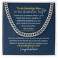 Amazing Man Graduation| Believe in Yourself - Cuban Link Chain