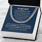 To My Boy Graduation| Go for Your Dreams - Cuban Link Chain