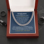 To My Boy Graduation| Go for Your Dreams - Cuban Link Chain