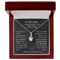 Wife It's Hard to Say I'm Sorry - Alluring Beauty Necklace