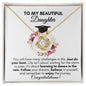 Beautiful Daughter Graduation| Enjoy the Journey - Love Knot