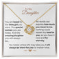 My Daughter | I Will Always Be There - Love Knot Necklace