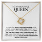 Beautiful Queen | You are the Best - Love Knot Necklace