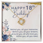 Happy 18th Birthday | All Your Memories - Love Knot Necklace