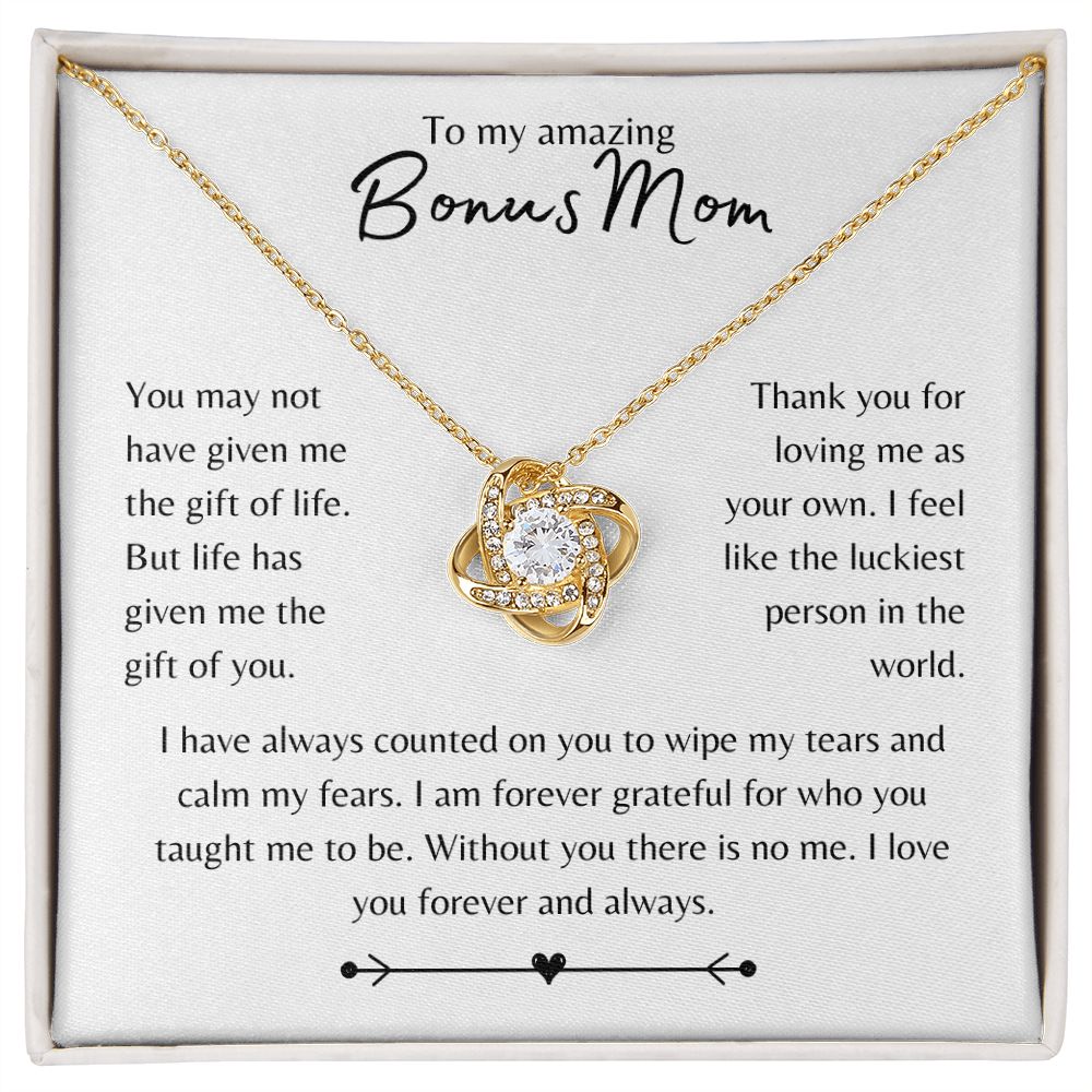 Bonus Mom Love knot Necklace