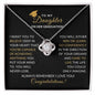 Daughter Graduation | Live the Life You Imagine - Love Knot Necklace