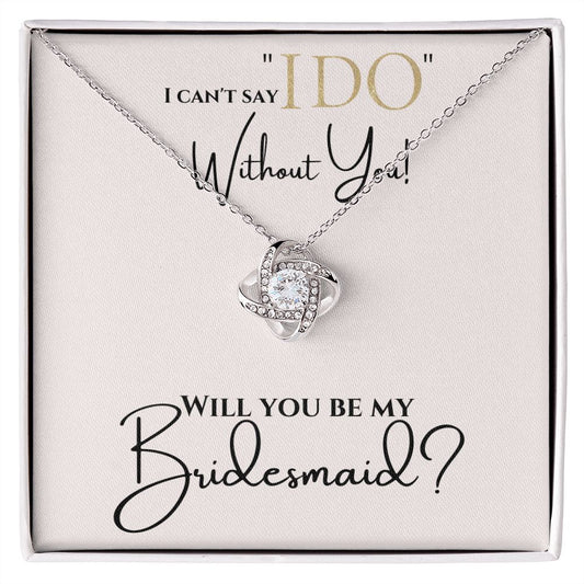 Bridesmaid Love Knot Necklace