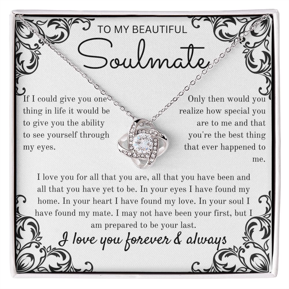 Love Knot Necklace for Your Beautiful Soulmate