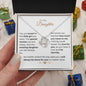 My Daughter | I Will Always Be There - Love Knot Necklace