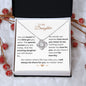 My Daughter | I Will Always Be There - Love Knot Necklace