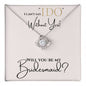 Bridesmaid Love Knot Necklace