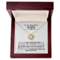 My Wife | Amazing Woman - Love Knot Necklace
