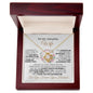 Amazing Wife | You Complete Me - Love Knot Necklace
