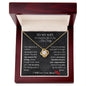 Wife It's Hard to Say I'm Sorry - Love Knot Necklace