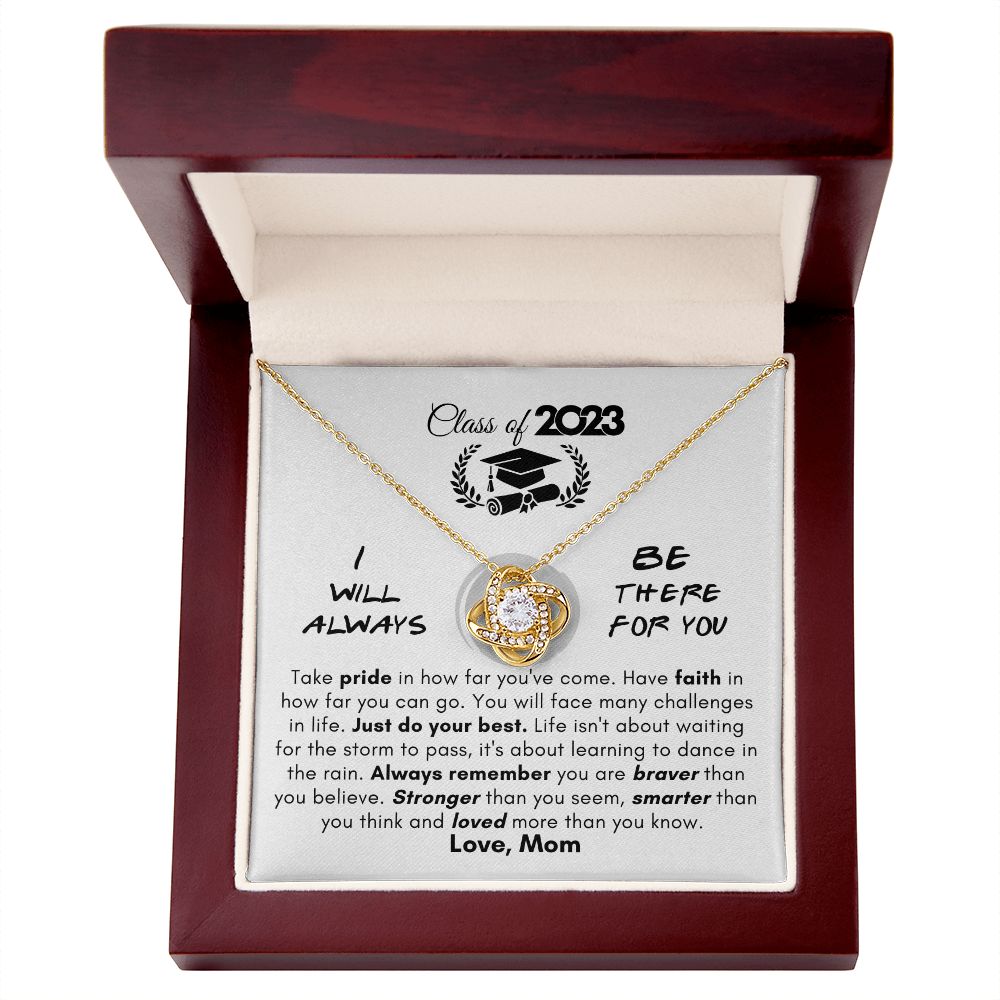 Daughter Graduation 2023 | Always Be There- Love Knot Necklace