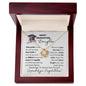 Happy Graduation Daughter | Never Forget Your Way Home - Love Knot Necklace