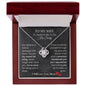 Wife It's Hard to Say I'm Sorry - Love Knot Necklace