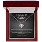 Smokin Hot Wife | Straighten Crown - Love Knot Necklace
