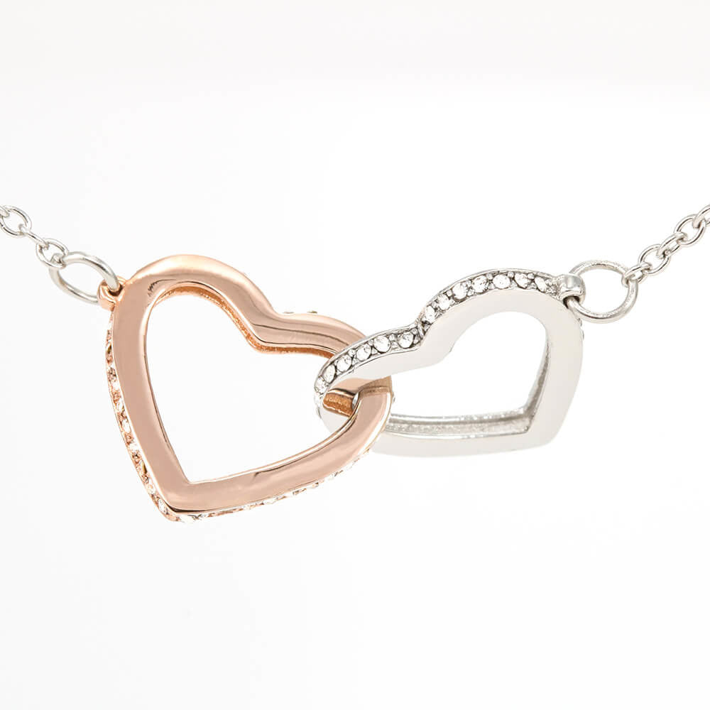 Aunt and Niece Connected Hearts Necklace
