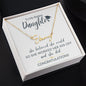 Badass Daughter Graduation | She Believed She Could - Signature Name Necklace