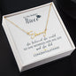 Badass Niece Graduation | She Believed She Could - Signature Name Necklace