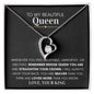 My Beautiful Queen | Straighten Your Crown - Forever Love Necklace