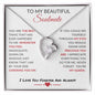 Beautiful Soulmate | My Queen - Forever Love Heart Necklace