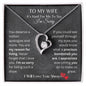 Wife It's Hard to Say I'm Sorry - Forever Love Heart Necklace