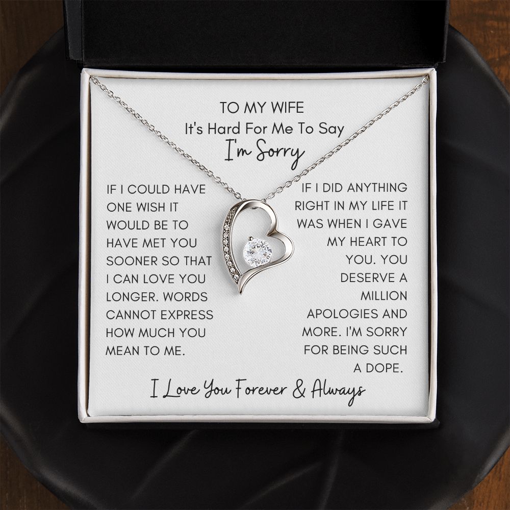 Forever Forgive Love Necklace