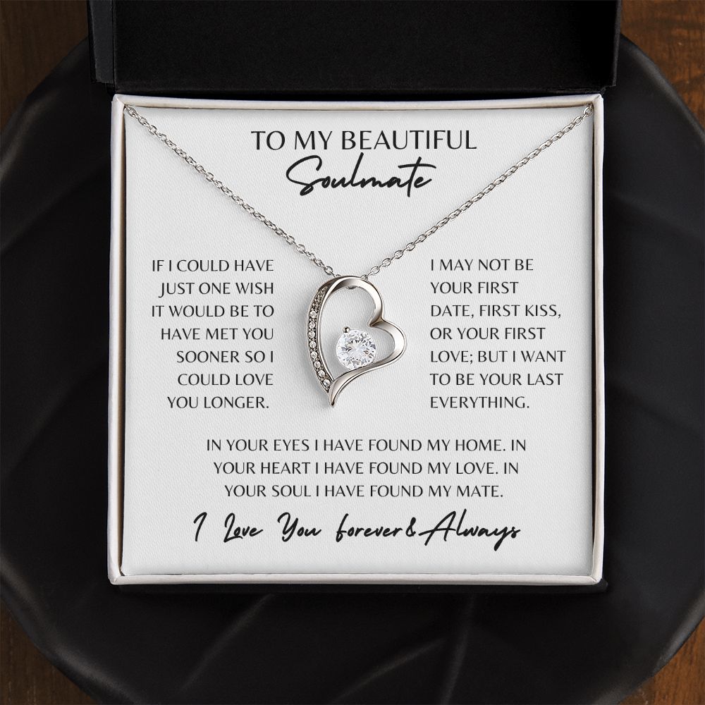 Beautiful Soulmate Forever Love Necklace