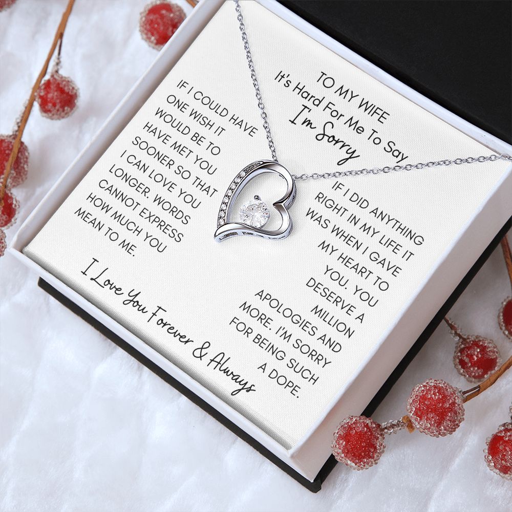 Forever Forgive Love Necklace