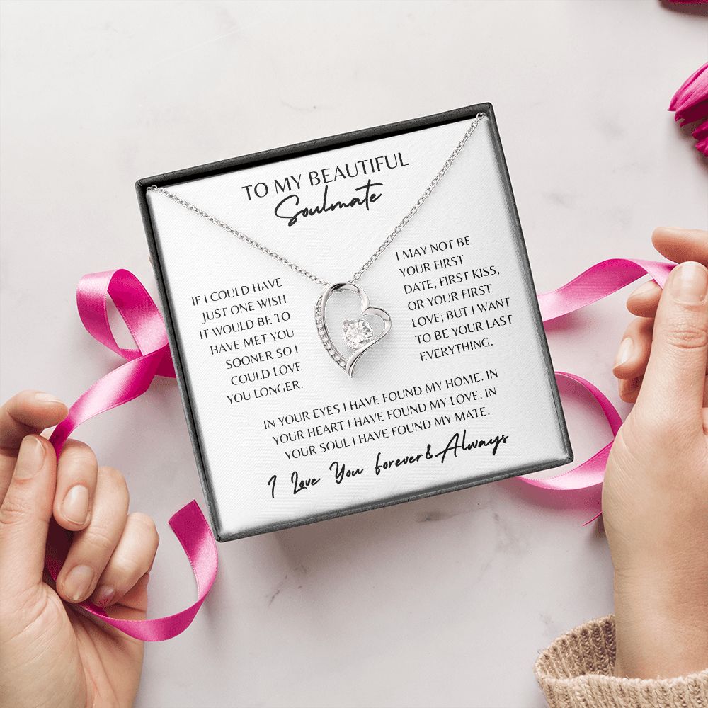 Beautiful Soulmate Forever Love Necklace