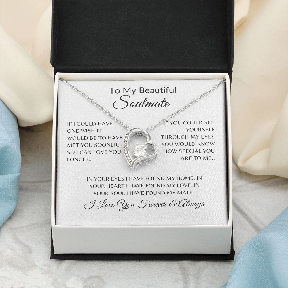 Forever Love Necklace I Love You Forever & Always