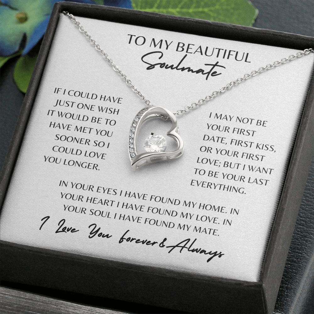 Beautiful Soulmate Forever Love Necklace